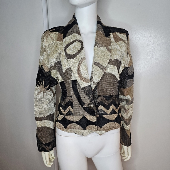 Exposure Jackets & Blazers - Exposure VTG Women's Abstract Patterned Jacket Size M